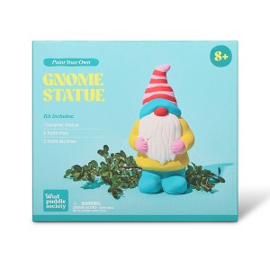 Mud Puddle Society 8pc Gnome Statue Garden Art Kit - 1 of 4