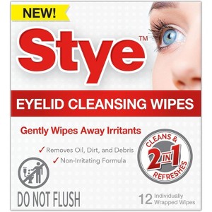 Stye Eyelid Cleansing Wipes, 12 Ct - 1 of 4