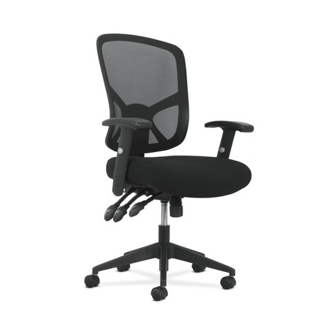 Sadie Customizable Ergonomic High Back Mesh Task Chair Black Hon