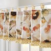 Somerset Ruffle Trimmed Window Valance 84" x 19" Gold by Greenland Home Fashion - 4 of 4