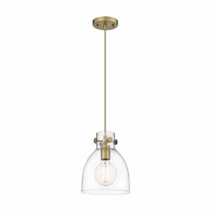 Newton Bell - 1 Light Pendant In Industrial Style-9.63 Inches Tall and 8 Inches Wide - 1 of 1