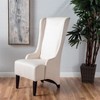 Accent Chair with  Wood Legs, Comfortable High Backrest Dining Chair, Upholstered Dining Chair,  Chair for Restaurants Living Rooms - 2 of 4