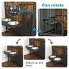 Dog Crate Furniture, Dog Crate for Large Medium Dogs, Wooden Dog Kennel End Table, 37.8" Dog Cage Large Dogs with Wheel & with Flip-Top - 2 of 4