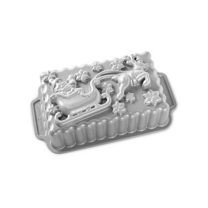 Nordic Ware Santa's Sleigh Loaf Pan - 1 of 4