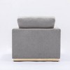Acme Furniture Valin Accent Chair Gray Linen - 4 of 4