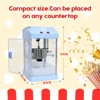 Gulches 4oz Tabletop Popcorn Machine with Stainless Steel Kettle, Measuring Tool, and Scoop ¨C Perfect for Home and Family Fun,BLUE - 4 of 4