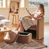 Barrel Chair with Storage Ottoman Set - 4 of 4