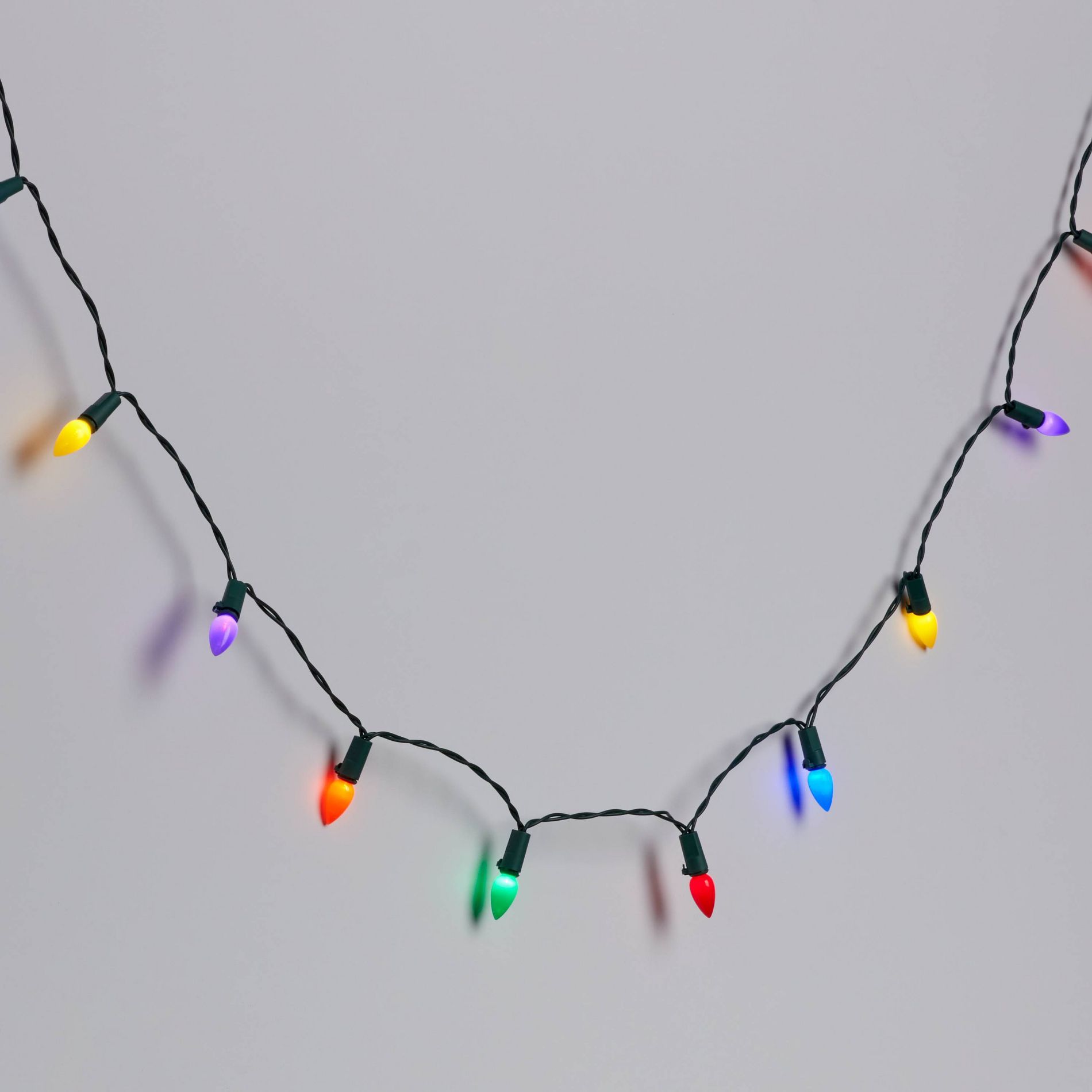 30ct LED Christmas Indoor Outdoor Novelty String Lights Multicolor with Green Wire - Wondershop™