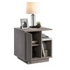 KIGFTSOD Casual Country Style Nightstand,Brown - 3 of 4