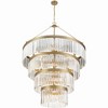 Crystorama Lighting Emory 22 - Light Chandelier in  Modern Gold - 2 of 4