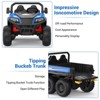 Garvee 24V 4WD 6-Wheel Ride On Dump Truck for Kids, 2-Seater Electric Truck with Remote Control, Motorized Dump Bed, Shovel, LED Lights & Music - 4 of 4