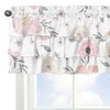 Sweet Jojo Designs Window Valance Treatment 54in. Watercolor Floral Pink and Grey - 4 of 4