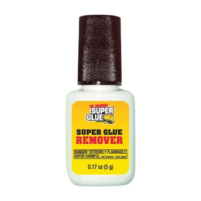 The Original Super Glue® Corporation Gel-Formulated Super Glue and Adhesive Remover in Clear