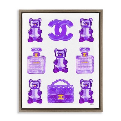 Stupell Industries Purple Glam Gummy Candy, 17" x 21"