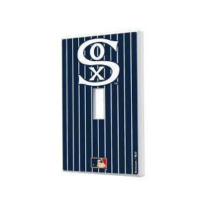 MLB Cooperstown Central Teams Pinstripe Hidden-Screw Light Switch Plate for Single Toggle - 1 of 4