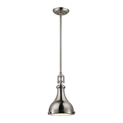 Elk Home Rutherford 1 - Light Pendant in  Brushed Nickel