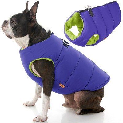 Gooby Dog Vest Jacket Purple, Medium