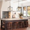 Rennnsan Palorin 17"W 8-Light Sputnik Dandelion Crystal Industrial Dimmable Chandelier in Black - 2 of 4