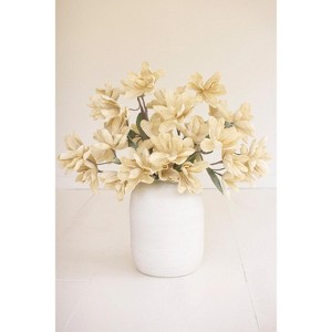 Champagne and Green Faux Floral Stem – 35" Tall Botanical Accent by Kalalou - 1 of 3