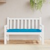 vidaXL Garden Bench Cushion Light Blue 47.2"x19.7"x2.8" Oxford Fabric - 3 of 4