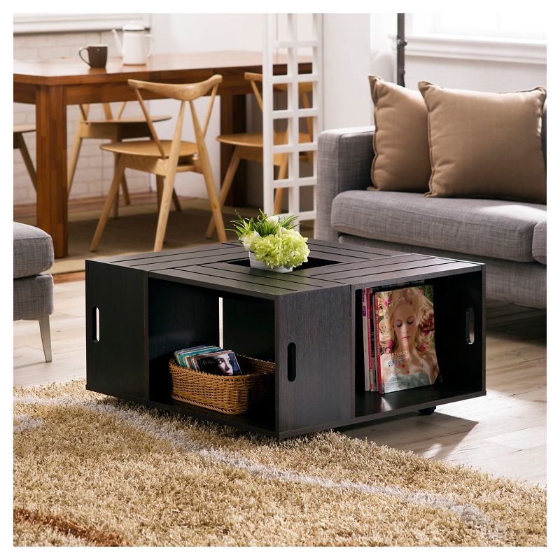 Roseline Modern Crate Box Inspired Coffee Table - HOMES: Inside + Out, 3 of 15