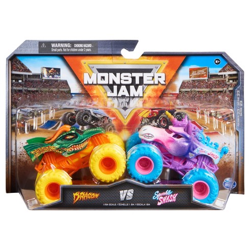 DRAGON vs FULL CHARGE - 2-Pack SERIES 21 Trucks MONSTER JAM Cars