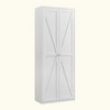 KIGFTSOD 2-Door Metal Storage Cabinet, Tall Steel Pantry with Adjustable Shelves, Freestanding Locker for Kitchen, Living Room, Office - 4 of 4
