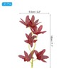 Unique Bargains Wrinkle Resistant Natural Look Home Decoration Artificial Orchid Flower - 2 of 4