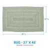 Park Designs Cozy Cottage Braided Blue Rectangle Indoor Rug 27" x 45" - 4 of 4