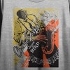 Charlie Parker Music Notes Poster Art Crew Neck Short Sleeve Gray Heather Women's Crop Top - 2 of 3