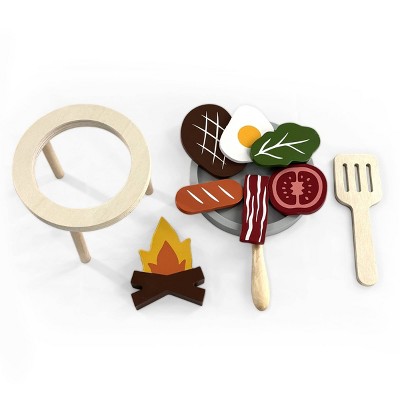 Wood Food Sets Camping Prop Replica - Bullseye's Playground™