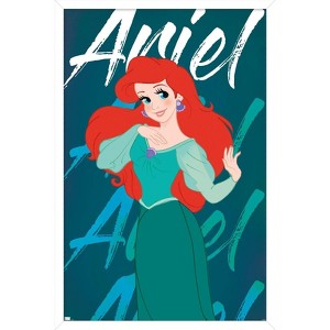 Trends International Disney Princess: Flower Senses - Ariel Framed Wall Poster Prints - 1 of 4