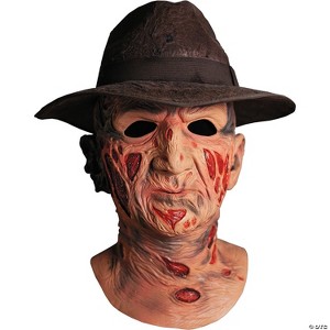 Trick or Treat Studios Adult A Nightmare on Elm Street Deluxe Freddy Mask with Hat - 1 of 1