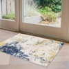 Area Rugs, Modern Abstract Accent Rugs with Non-Slip Backing, Stain-Resistant Soft Low Pile Rugs, Machine Washable Contemporary Printed Floor Carpet - 4 of 4