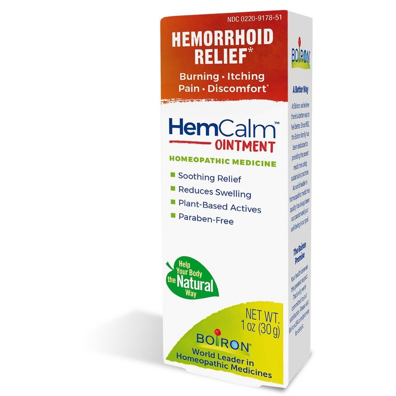 Boiron HemCalm Homeopathic Medicine For Hemorrhoid Relief  -  1 oz Ointment, 4 of 5