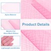 Unique Bargains Sheer Nylon Glitters Wave Mesh Decorative Ribbon Trim 6 Inch 10 Yards - 3 of 4