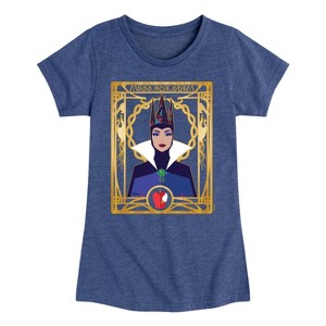 Girls' - Snow White - Mirror Mirror Witch Fitted Short Sleeve Graphic T-Shirt - 1 of 4
