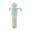 Unique Bargains Tea Infuser Tea Infuser Asymmetrical Shape Hand Wash Silicone Stainless Steel 1.97"x1.18"x4.53" 1Pcs - 3 of 4