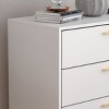 Famapy Vertical Dresser Storage Cabinet White 5 Drawer Large Storage Space Tall Cabinet Legs - image 4 of 4