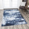 Rizzy Home Alora Decor Swagger Abstract Rectangle Rug Blue - 2 of 4
