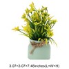 Unique Bargains Artificial Plants Spring Grass with Morning Glory Plastic 3.07"x3.07"x7.48" 1 Pc - 3 of 4