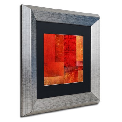 Trademark Fine Art -Michelle Calkins 'Essence of Red' Matted Framed Art