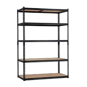 Garage Storage Shelves 5 Tiers, Heavy Duty Storage Shelving Racks with 2500 Lbs Capacity, Metal Adjustable Shelving Unit for Kitchen Pantry Basement - 1 of 4