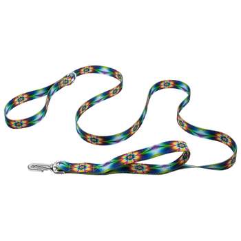 Country Brook Petz Tie Dye Flowers Deluxe Reflective Dog Leash