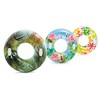 Intex 58263EP Groovy Color Inflatable Tropical Flower Transparent Tube Raft - 4 of 4
