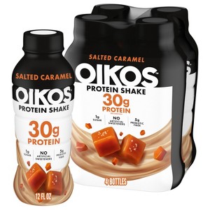 OIKOS Salted Caramel Protein Shakes - 4pk/12 fl oz - Bottle - 1 of 4