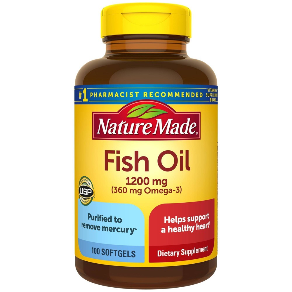 UPC 031604413286 product image for Nature Made Fish Oil 1200 mg Softgels - 100ct | upcitemdb.com