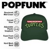 Teenage Mutant Ninja Turtles Logo Foam Trucker Cap Hunter Green - 2 of 4