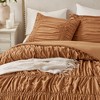 Okak All Size Romantic French Style Pleated Bed Comforter Mini Set,Comfortable Quilt Comforter Bedding Sets,Machine Washable - 3 of 4