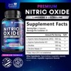 Extra Strength Nitric Oxide Supplement 3X Strength L Arginine, Citrulline Malate, AAKG, Beta Alanine - 240 Capsules By Health Nutrition Naturals - 2 of 4